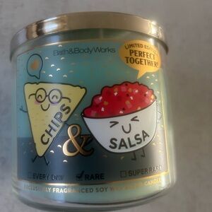 Bath & Body Works Chips & Salsa Candle - Red and Yellow